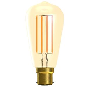 Picture of 4W LED VINTAGE SQUIRREL CAGE BC AMBER 2000K
DIMMABLE