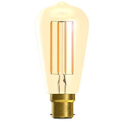 Picture of 4W LED VINTAGE SQUIRREL CAGE BC AMBER 2000K
NON DIMMABLE