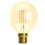 Picture of 4W LED VINTAGE GLOBE BC AMBER 2000K
DIMMABLE