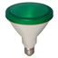 Picture of 05651  PAR38 LED
15W ES GREEN  LED EXTERNAL USE
NON DIMMABLE