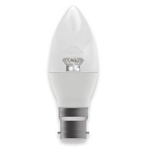 Picture of 7W BC LED CLEAR CANDLE 2700K
DIMMABLE