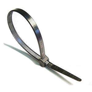 Picture of 370mm x 7.6mm Cable Ties Black pk100