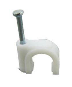 Picture of 9mm Round Cable clips White (100)
075-161-145