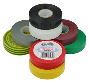 Picture of PVC Electrical tape red