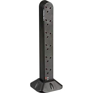 Picture of 13A 12 GANG SOCKET TOWER 2 MTR LEAD