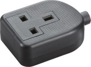 Picture of SN2013B    1gang Trailing Socket Black