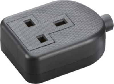 Picture of SN2013B    1gang Trailing Socket Black