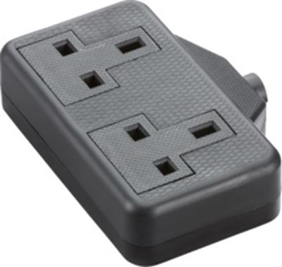 Picture of 2gang Trailing Socket Black
PL0946803
