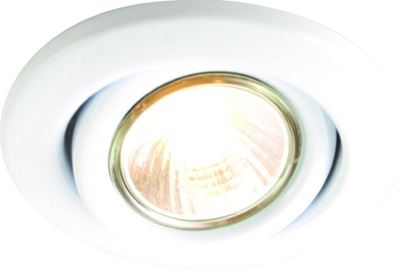 Picture of SGZ10WWHITE TILT DOWNLIGHT GU10 PRESSED STEEL