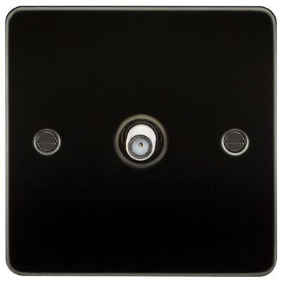 Picture of 1 GANG SATELLITE   FLAT PLATE
GUN METAL
