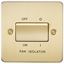 Picture of 1 FAN ISOLATOR SWITCH  FLAT PLATE
BRUSHED BRASS