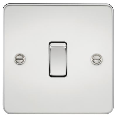 Picture of 1 GANG INTERMEDIATE  FLAT PLATE
POLISHED CHROME