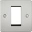 Picture of 1 GANG EURO MODULAR GRID PLATE
1 GANG BRUSHED CHROME