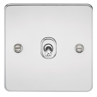 Picture of 1GANG 2WAY  TOGGLE SWITCH  FLAT PLATE
POLISHED CHROME