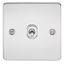 Picture of 1GANG 2WAY  TOGGLE SWITCH  FLAT PLATE
POLISHED CHROME