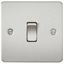 Picture of 1GANG 2WAY  SWITCH  FLAT PLATE
BRUSHED CHROME