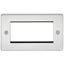 Picture of 3/4 GANG EURO MODULAR GRID PLATE
3/4 GANG POLISHED CHROME