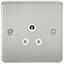 Picture of 5 AMP SOCKET FLAT PLATE
WHITE INSERT BRUSHED CHROME