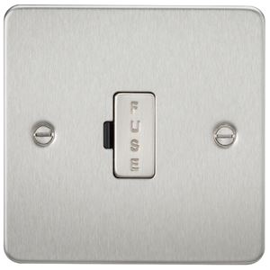 Picture of UNSWITCHED SPUR  FLAT PLATE
BRUSHED CHROME