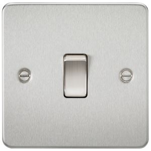 Picture of 20A DP  SWITCH   FLAT PLATE
BRUSHED CHROME