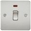 Picture of 20A DP  SWITCH  C/W NEON FLAT PLATE
BRUSHED CHROME