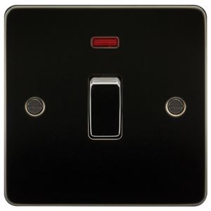 Picture of 20A DP  SWITCH  C/W NEON FLAT PLATE
GUNMETAL