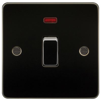 Picture of 20A DP  SWITCH  C/W NEON FLAT PLATE
GUNMETAL