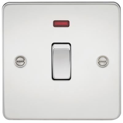 Picture of 20A DP  SWITCH  C/W NEON FLAT PLATE
POLISHED CHROME