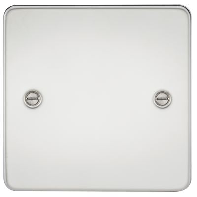 Picture of 1 GANG BLANK PLATE  FLAT PLATE
POLISHED CHROME