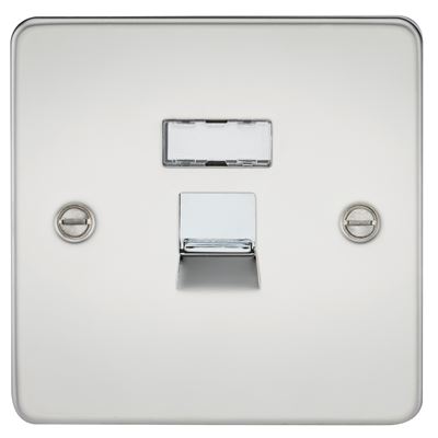 Picture of RJ45 SOCKET  FLAT PLATE
POLISHED CHROME
