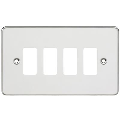 Picture of 4 GANG GRID PLATE
4 GANG SWITCH PLATE  POLISHED CHROME
