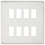 Picture of 8 GANG PLATE POLISHED CHROME GRID PLATE
SWITCH PLATE KNIGHTSBRIDGE