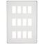 Picture of 12 GANG PLATE POLISHED CHROME GRID PLATE
SWITCH PLATE KNIGHTSBRIDGE