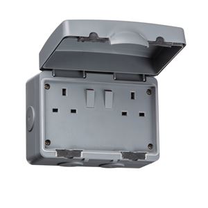 Picture of IP55 Weatherproof Accessories 2gang 13amp