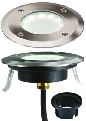 Picture of S/ STEEL WHITE GROUND LIGHT LED 1.7W 60LUMEN
H.40MM CUT OUT 90MM OVERALL DIA. 108MM