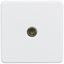 Picture of 1 GANG COAX OUTLET  SCREWLESS FLAT PLATE
MATT WHITE