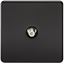 Picture of 1 GANG SATELLITE  SCREWLESS FLAT PLATE
MATT BLACK