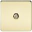 Picture of 1 GANG SATELLITE  SCREWLESS FLAT PLATE
POLISHED BRASS