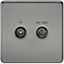 Picture of 1 GANG TV/FM DAB  SCREWLESS FLAT PLATE
BLACK NICKEL
