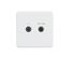 Picture of 1 GANG TV/FM DAB  SCREWLESS FLAT PLATE
MATT WHITE