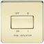 Picture of 1 FAN ISOLATOR SWITCH  SCREWLESS FLAT PLATE
POLISHED BRASS