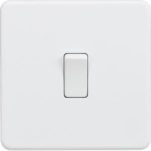 Picture of 1 GANG INTERMEDIATE  SCREWLESS FLAT PLATE
MATT WHITE