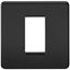 Picture of 1 GANG EURO MODULAR GRID PLATE
MATT BLACK EURO