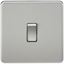 Picture of 1GANG 2WAY  SWITCH  SCREWLESS FLAT PLATE
BRUSHED CHROME
