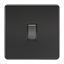 Picture of 1GANG 2WAY  SWITCH  SCREWLESS FLAT PLATE
MATT BLACK