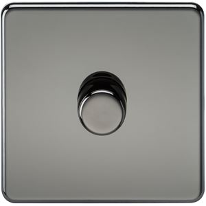 Picture of 1GANG 2WAY  DIMMER  SCREWLESS
10-200W/LED 5-150W BLACK NICKEL