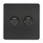 Picture of 2GANG 2WAY  DIMMER  SCREWLESS
10W-200W/5-150W LED MATT BLACK