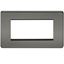 Picture of 3/4 GANG EURO MODULAR GRID PLATE
3/4 GANG BLACK NICKEL