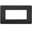 Picture of 3/4 GANG EURO MODULAR GRID PLATE
3/4 GANG MATT BLACK EURO
