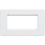 Picture of 3/4 GANG EURO MODULAR GRID PLATE
3/4 GANG MATT WHITE